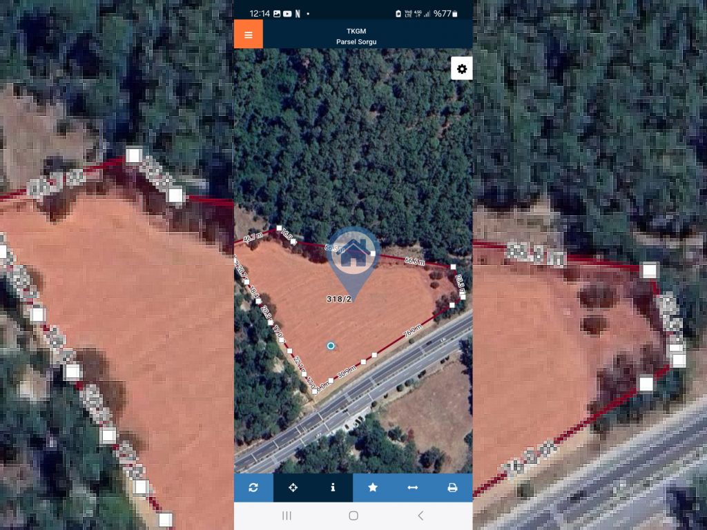 MARMARIS MUĞLA KARAYOLUNA 144 METRE CEPHELI 13.705 M2 ARAZI