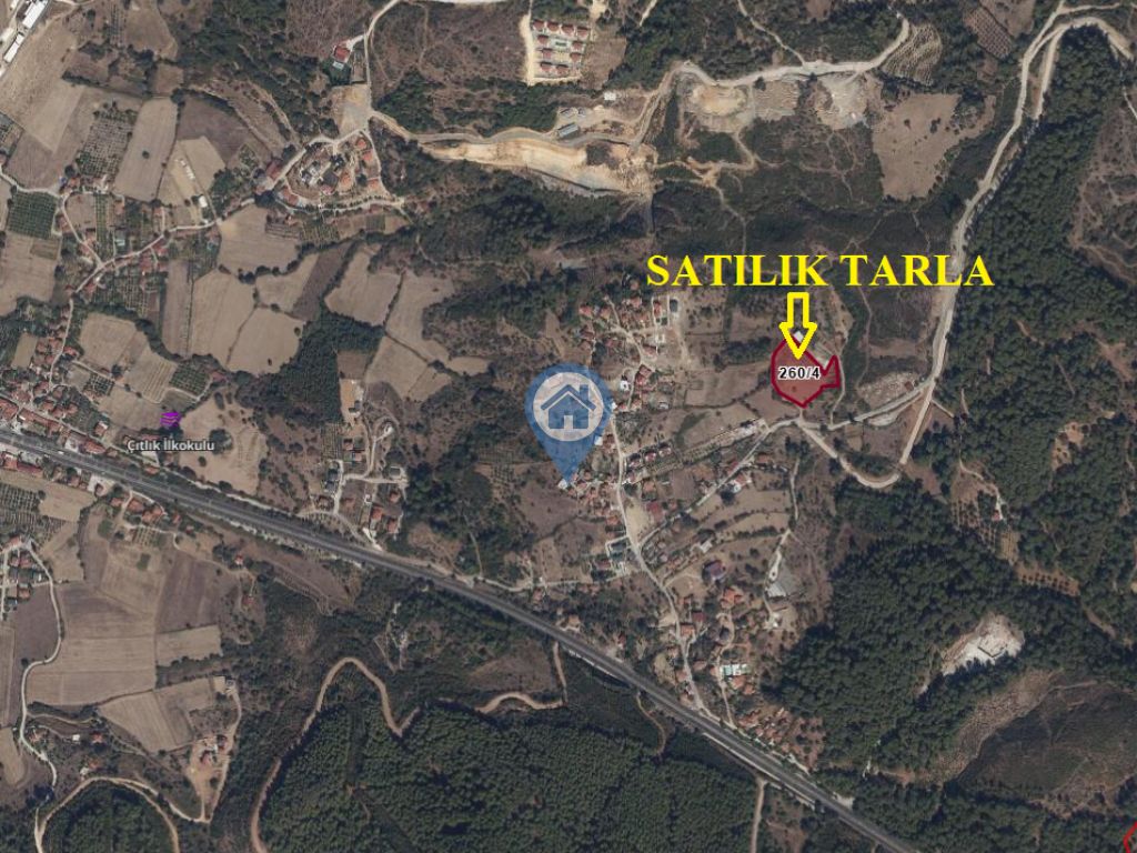 ÇITLIK MAHALLESINDE 6.627 M2 YOLA CEPHELI SATILIK TARLA