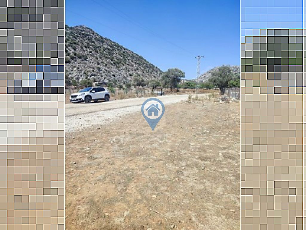 MARMARİS TAŞLICA SERÇE LİMANI YOLUNDA YOLA SIFIR SATILIK TARLA