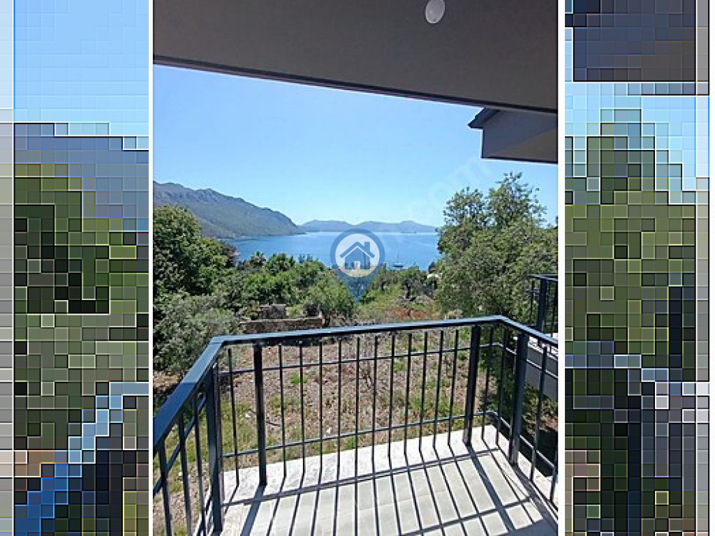 MARMARİS SÖĞÜT KÖYÜNDE DENİZ MANZARALI VİLLA