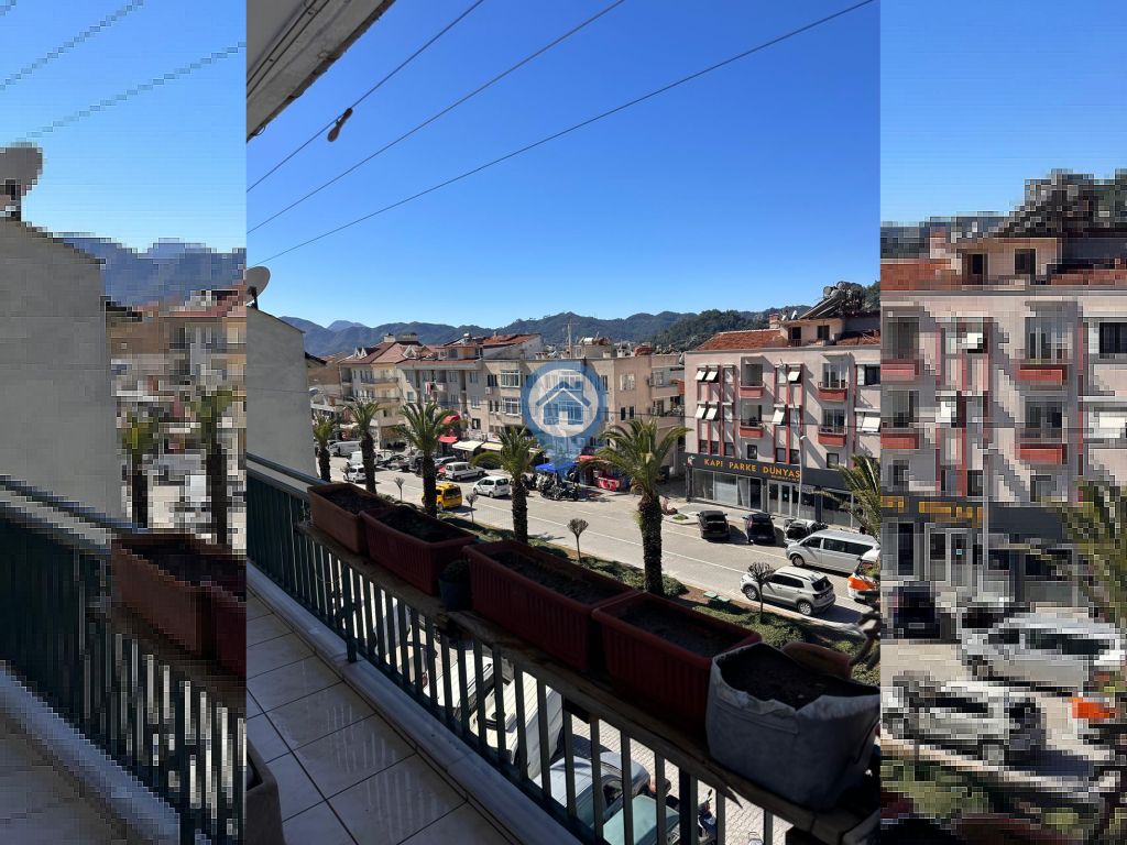 MARMARİS GİRİŞİNDE FERAH KONUMDA SATILIK 2+1 AÇIK MUTFAK DAİRE