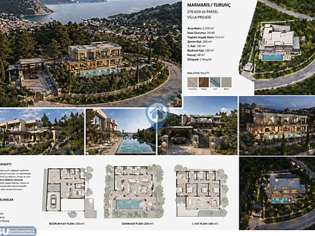 MARMARİS TURUNÇ MAHALLESİNDE SATILIK İMARLI ARSA