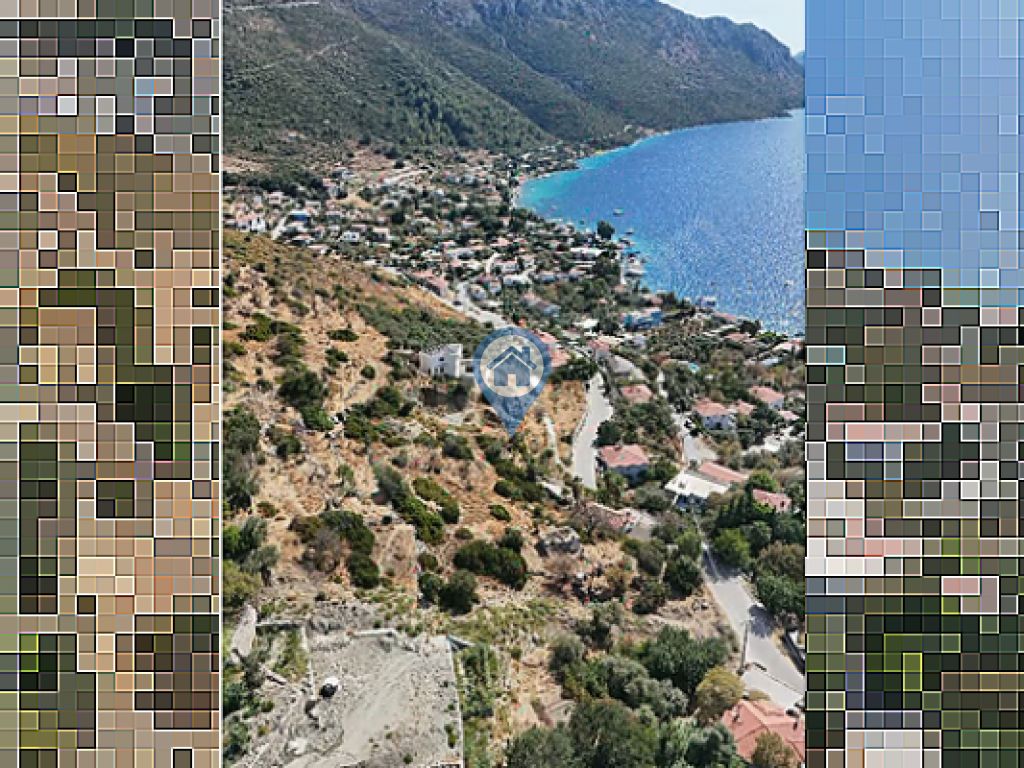 MARMARİS SÖĞÜTTE PANORAMİK DENİZ MANZARALI İMARLI ARSA